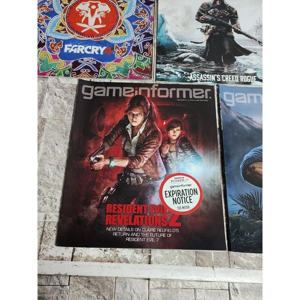 Lot Of 5 Game Informer Magazine Issues 255,257,258,259,262